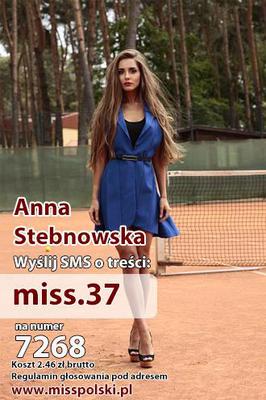 Wybory miss polski 2014 Anna Stebnowska