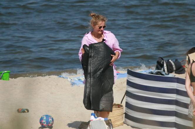 Małgorzata Socha na wakacjach z rodziną nad Bałtykiem