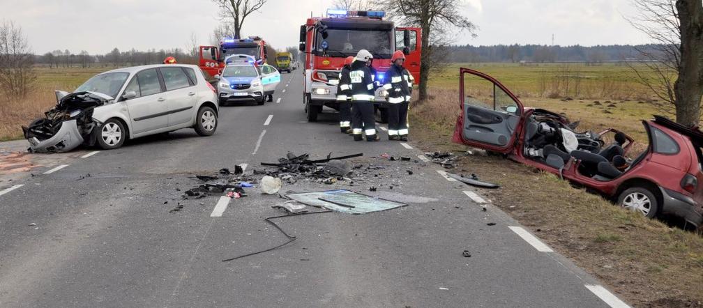 Wypadek na trasie Biała Piska - Drygały. Ranny mały chłopczyk. Policja wyjaśnia szczegóły zdarzenia