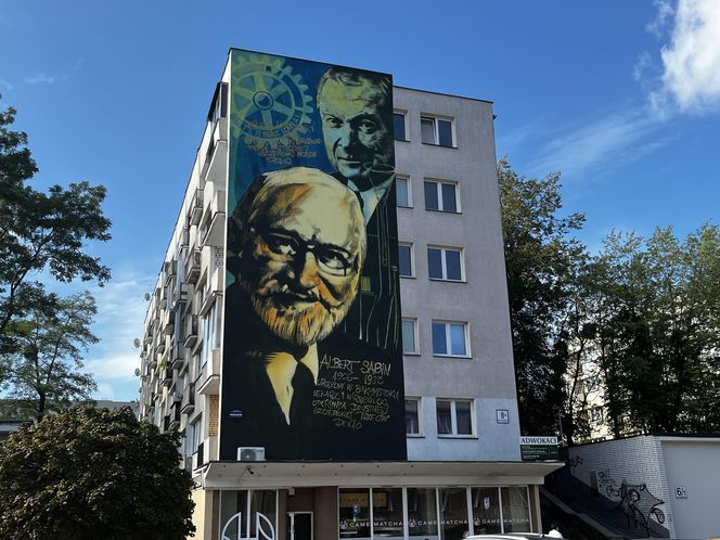 Nowy mural przy Marii Skłodowskiej-Curie 8 w Białymstoku