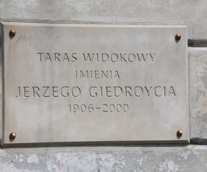 Taras widokowy na placu im. Jerzego Giedroycia w Lublinie