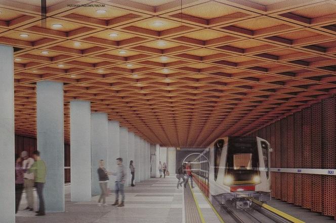 Projekt nagrodozny w konkursie na koncepcję nowych stacji II linii metra
