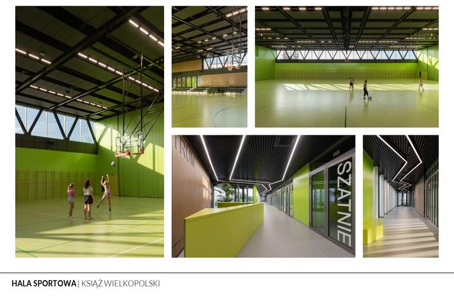 Hala sportowa - Książ Wielkopolski, proj. PLarchitekci