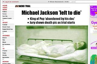 MARTWY MICHAEL JACKSON, ZDJĘCIE - dowód w sprawie, nowa linia prokuratury!