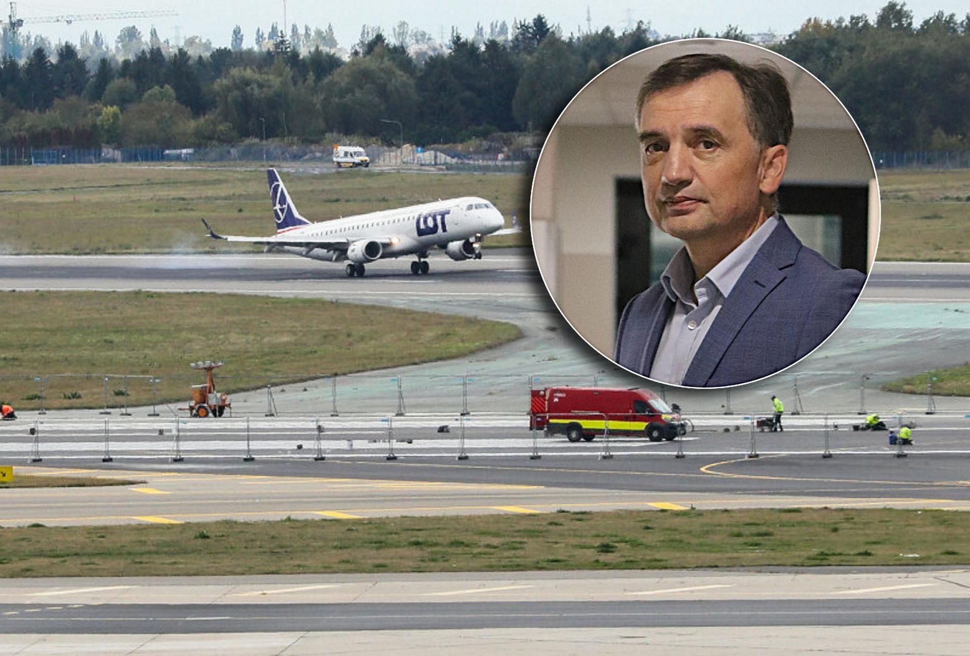 Policja przyszła po Zbigniewa Ziobro do samolotu! Co się wydarzyło na lotnisku?