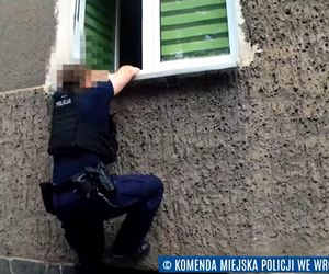 Wrocław: sąsiad zaalarmował, policja uratowała 42-latka