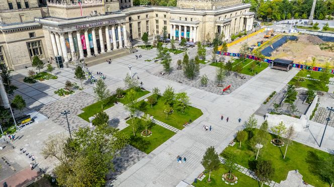 Plac Centralny Warszawa, sierpień 2025