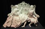 Miśnia – porcelanowa figura w stylu rokokowym. Uwagę zwraca wysmakowana malatura 