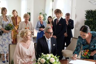 M jak miłość odc. 1836. Marta (Dominika Ostałowska), Jacek Milecki (Robert Gonera), Ania (Gabriela Świerczyńska),Łukasz (Jakub Józefowicz), Marysia (Małgorzata Pieńkowska)