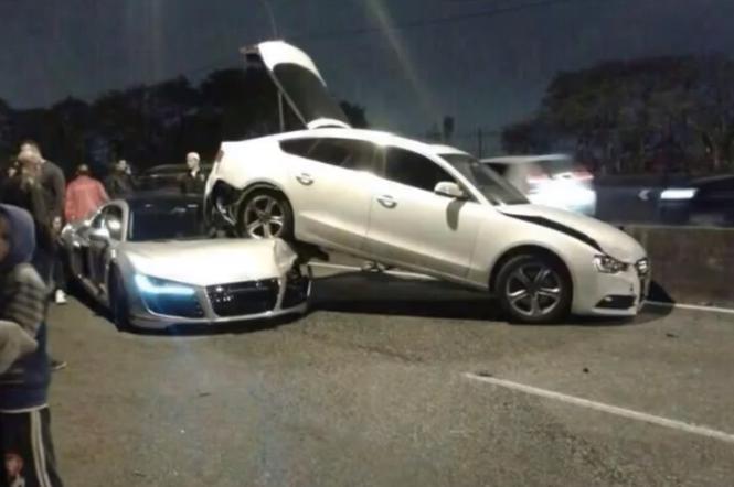 wypadek Audi R8
