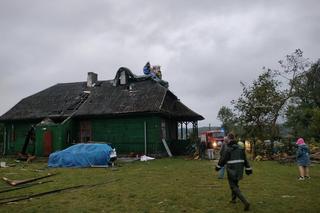 Trąba powietrzna w Łódzkiem. Zniszczenia w gminie Poświętne