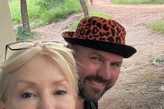 Ewa Gawryluk z mężem Piotrem Domanieckim