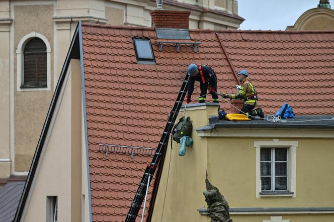 Dynamiczna sytuacja powodziowa. Rzeka Nysa Kłodzka zalała Kłodzko, 15 bm