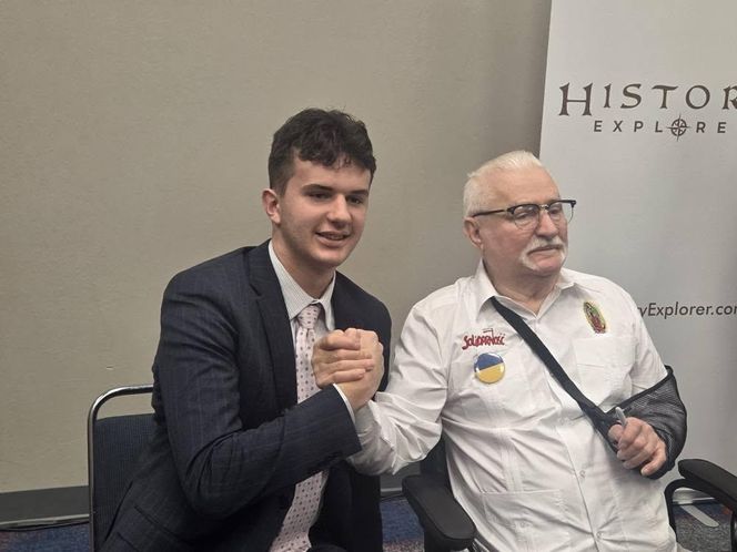 Lech Wałęsa w USA