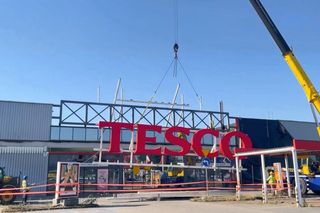 Stare Tesco na Milczańskiej w Szczecinie 