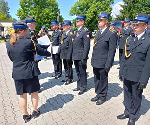 Akty nadania wyższych stopni służbowych odebrało w tym roku 21 strażaków z Komendy Miejskiej PSP w Siedlcach