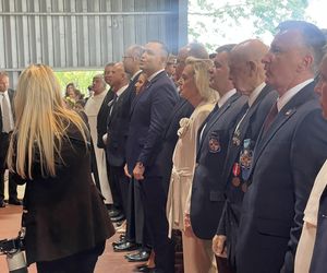 Karol Nawrocki z małżonką w USA. Tak przyjęto ich w Doleystown
