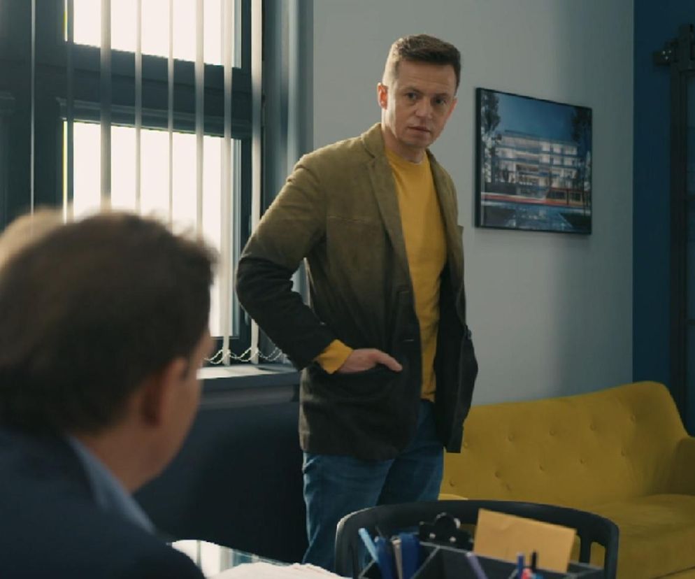 Barwy szczęścia, odcinek 3160. Łukasz (Michał Rolnicki), Błażej (Piotr Ligienza)