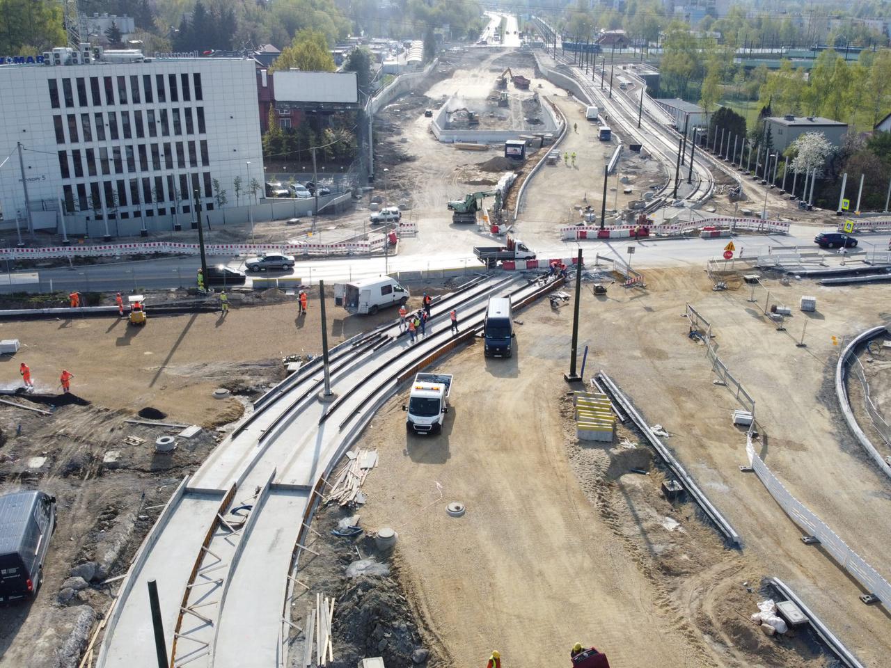 Kraków: Postępy na budowie Trasy Łagiewnickiej. Szykują się dobre wiadomości dla kierowców