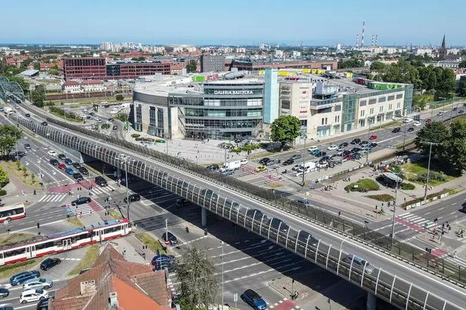 Remont torów tramwajowych przy Galerii Bałtyckiej. Uwaga na utrudnienia! 