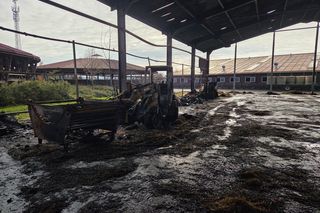 Pożar w Klubie Jeździeckim Facimiech