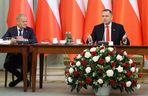 Iskrzy między Donaldem Tuskiem a Karolem Nawrockim