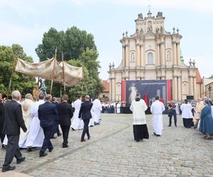 Centralna procesja Bożego Ciała 2024 w Warszawie