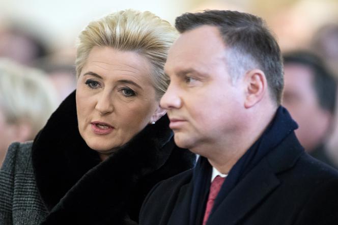 Prezydent Andrzej Duda z żoną