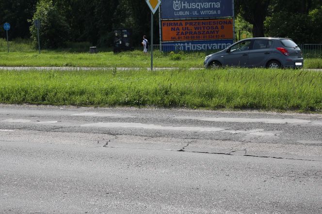 Tak wygląda al. Unii Lubelskiej w Lublinie przed przebudową (pierwsza połowa czerwca 2025)