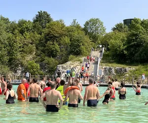 Pierwszy test kąpieliska na Zakrzówku! 