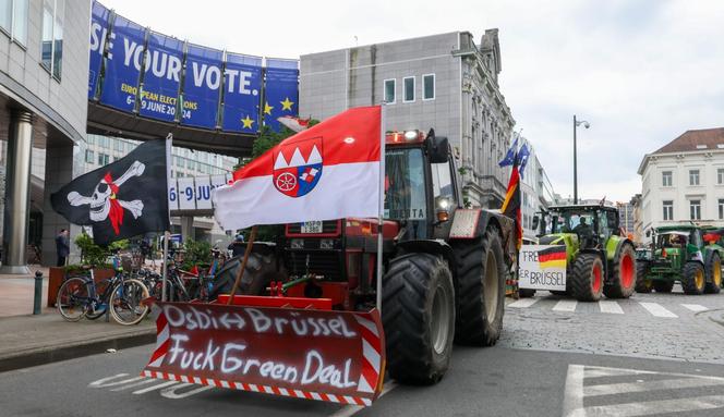 Protest rolników w Brukseli - 4 czerwca 2024 r.