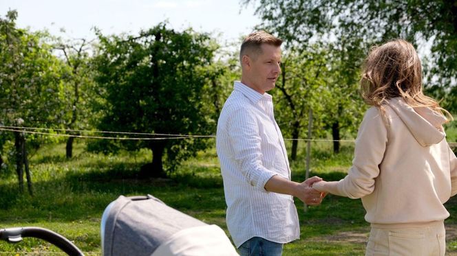 M jak miłość odc. 1881. Paweł (Rafał Mroczek), Franka (Dominika Kachlik)