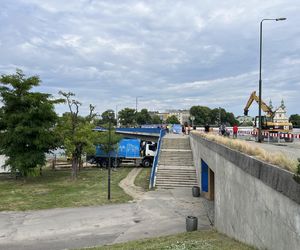 Remont mostu Grunwaldzkiego w Krakowie