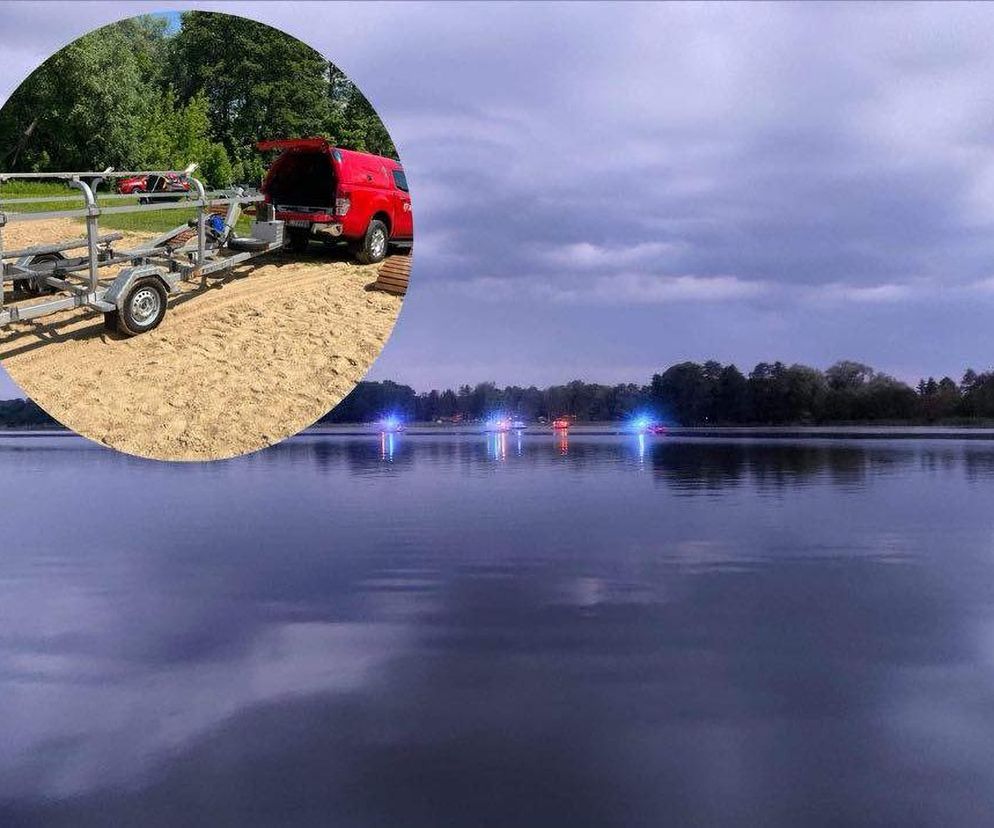 Poszukiwania na rzece Narew. Wszedł do wody i zniknął! Nurt jest bardzo silny