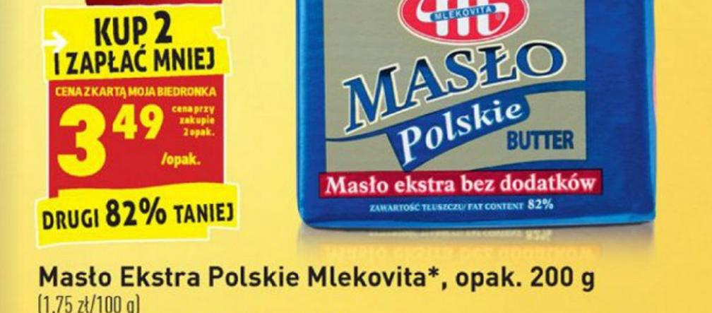 masło polskie 3,49 zł
