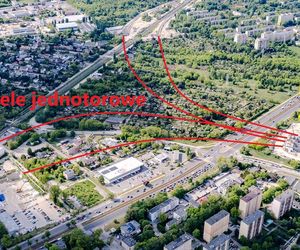 Trwa budowa tunelu średnicowego w Łodzi. Na zdjęciach budowa przystanku Łódź Koziny