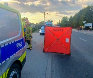 Wypadek na ul. Jastrzębskiej w Wodzisławiu Śląskim