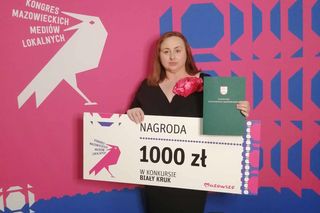 Nasza reporterka z nagrodą marszałka. Magdalena Szewczuk wyróżniona w konkursie „Biały Kruk”