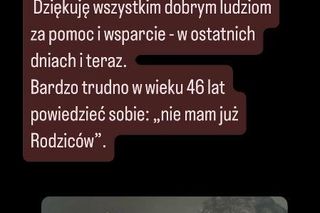 Magdalena Ogórek w żałobie