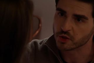 	Pierwsza miłość odc. 4032. Kacper (Damian Kulec), Izabela (Olga Bończyk)