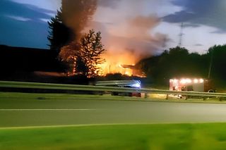 Pożar pustostanu w Rzeszowie [GALERIA]