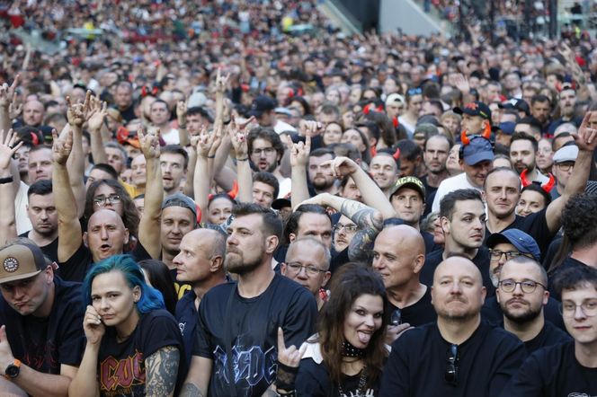 Koncert AC/DC w Warszawie (4.07.2025) - część druga. Organizatorem koncertu jest Live Nation