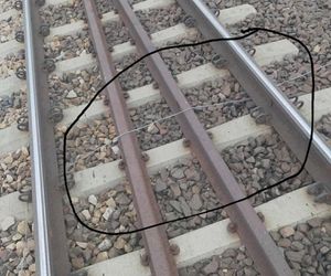 Uszkodzone tory rejonie Życzyna w powiecie Garwolińskim