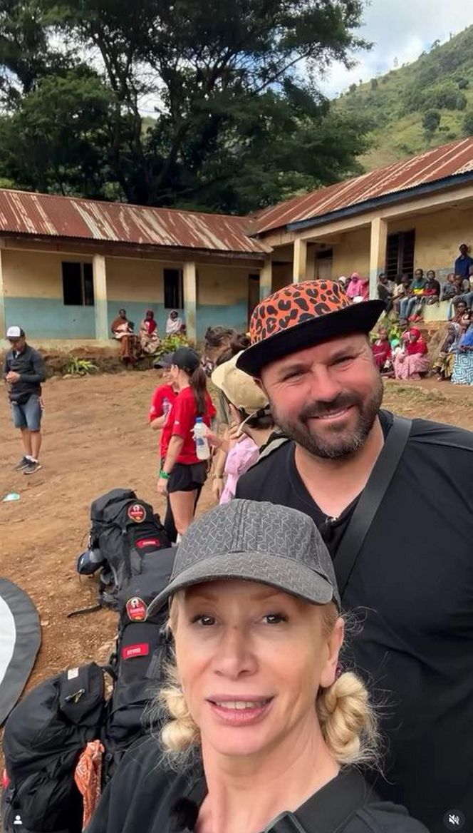 Ewa Gawryluk z mężem Piotrem Domanieckim