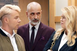 Barwy szczęścia odc. 3006: Kornel (Jakub Bohosiewicz), Sławka (Ewelina Serafin), Patryk (Konrad Skolimowski)