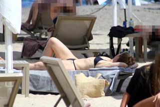 Katarzyna Warnke na plaży