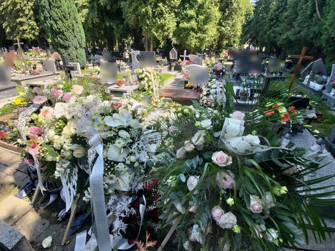 Patrycja i Bruno spoczęli na cmentarzu w Tychach. Widok grobu łamie serce