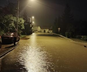 Zalana miejscowość Konradów koło Nysy