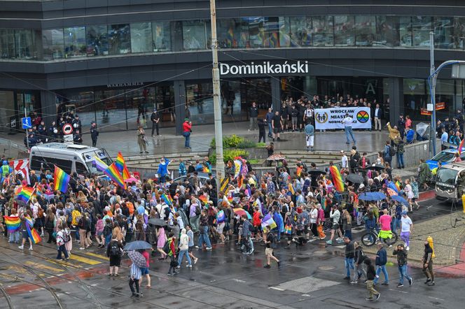 Wrocław. Ulicami miasta przeszedł 17. Marsz Równości