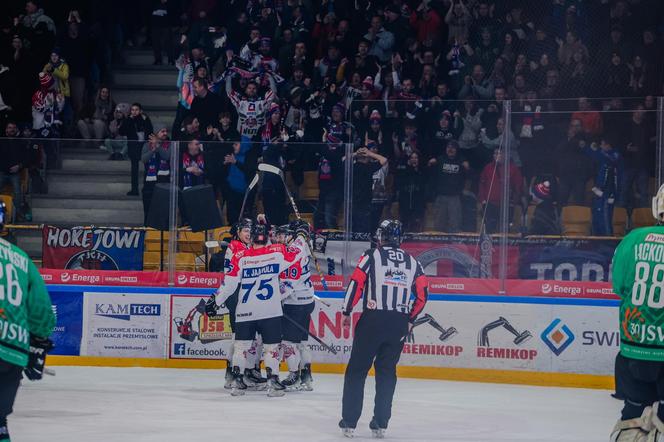 KH Energa Toruń - JKH GKS Jastrzębie, zdjęcia z 3. meczu fazy play-off Tauron Hokej Ligi